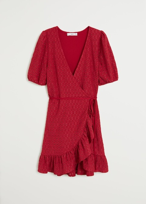 Áttört mintás ruha MANGO 9995 Ft