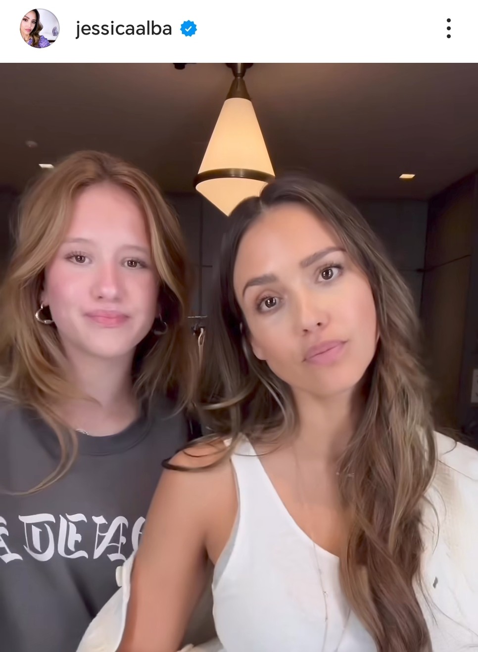 Jessica Alba és kisebb lánya, Haven