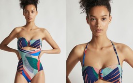 Levehető pántos fürdőruha OYSHO 11995 Ft