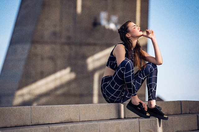 puma, sneaker, arany cipő, sportcipő, cipő, platformos cipő