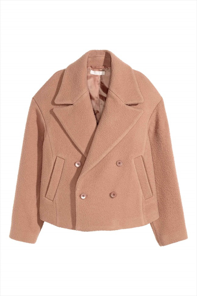 Duplasoros gombolású szövetkabát H&M 29 990 Ft