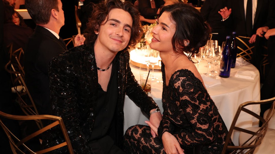 Kylie Jenner és Timothée Chalamet csak egymásra tudtak figyelni a Golden Globe-on