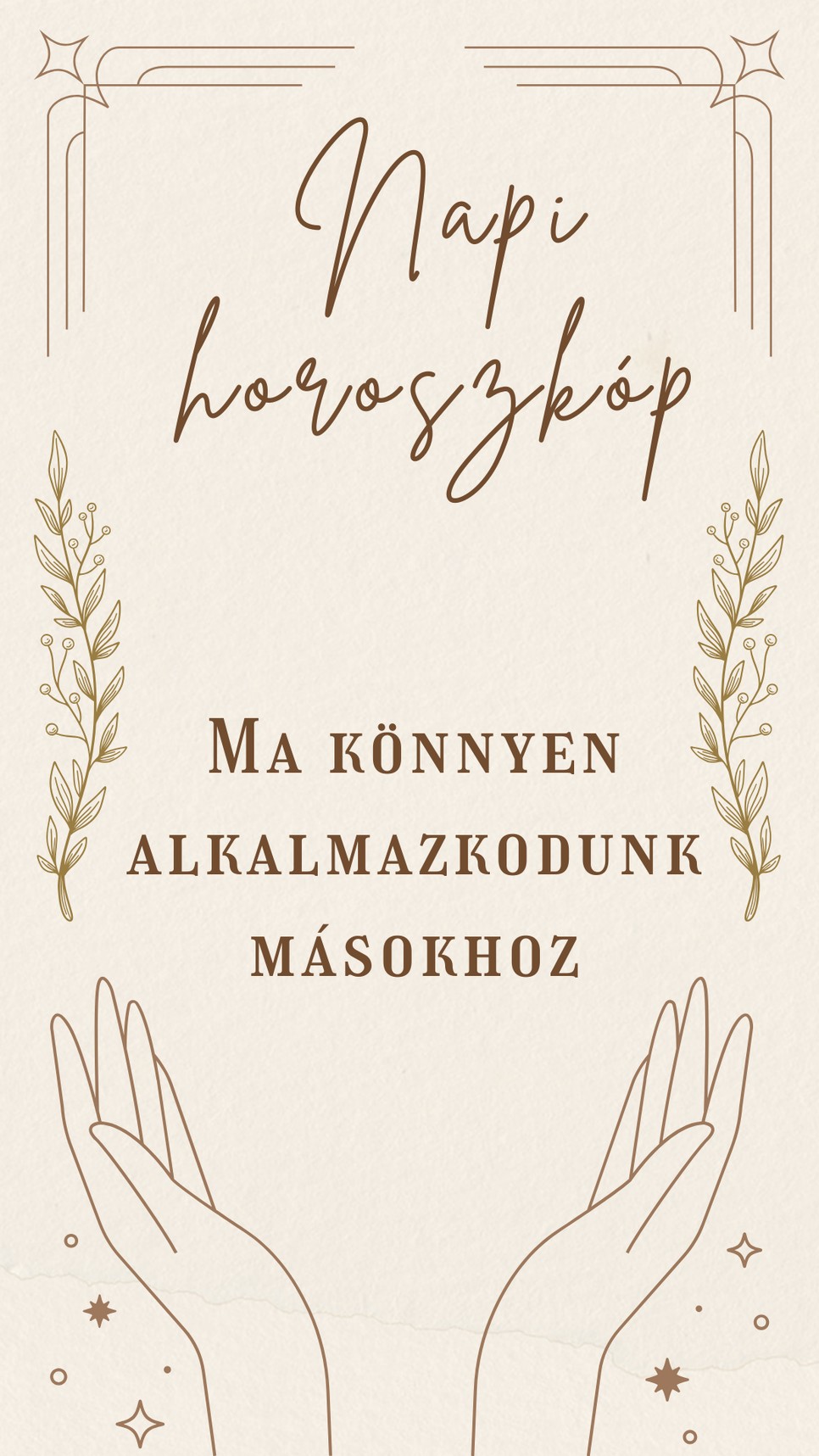 Napi horoszkóp: erre számíthatunk a mai napon