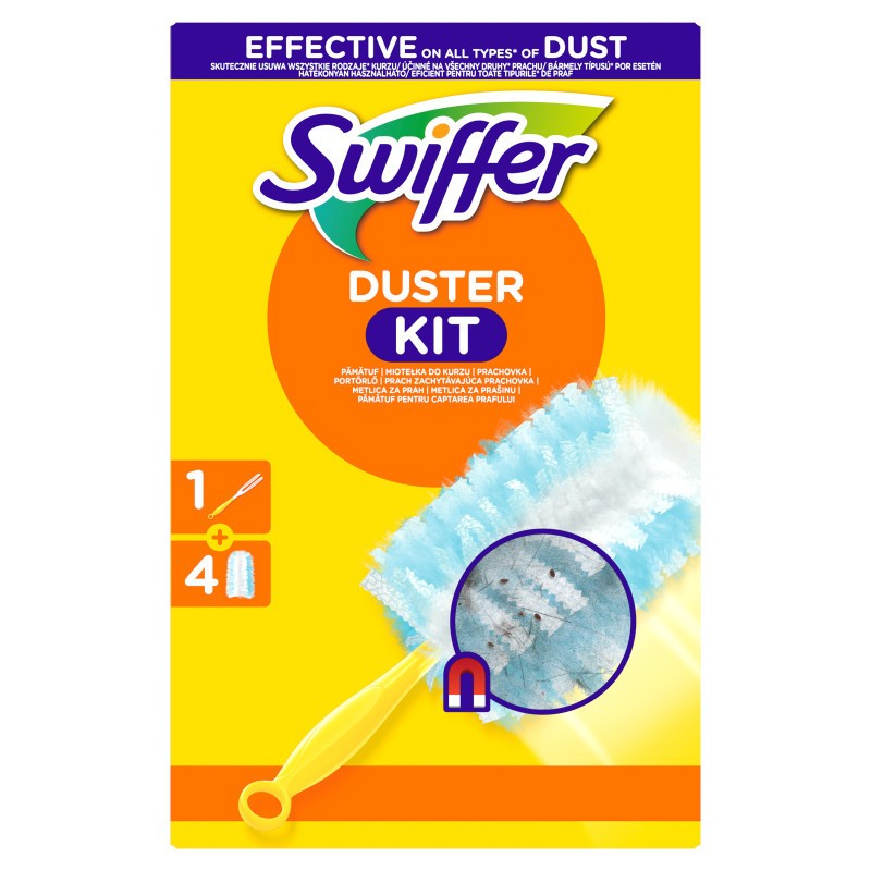 Swiffer Trap & Lock Portalanító Készlet (1 db Nyél + 4 db Utántöltő) az ecofamily.hu-n GLAMOUR kuponnal, 20 % kedvezménnyel 1432 Ft.