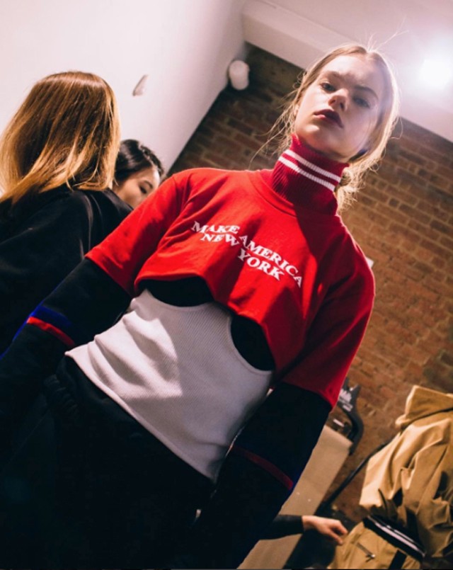 A divatvilág bemutat Trump elnöknek