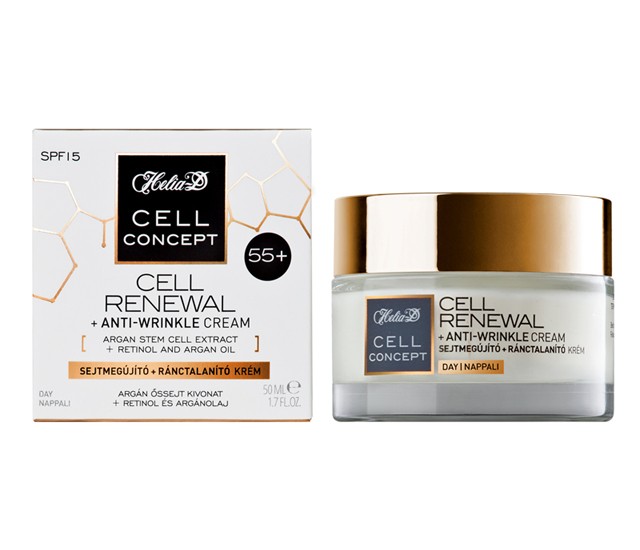 Helia-D Cell Concept Sejtmegújító + Ránctalanító Krém (Nappali) 55+ 50 ml-  4 390 Ft   