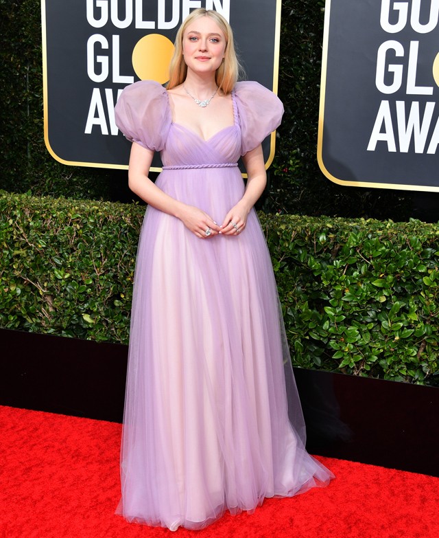 Dakota Fanning a Golden Globe gálán