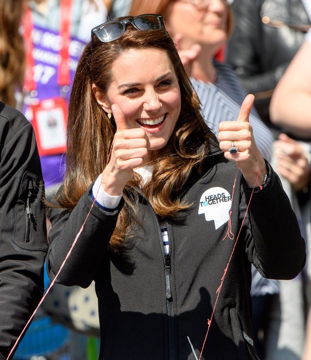 Kate Middleton a londoni maraton befutóján