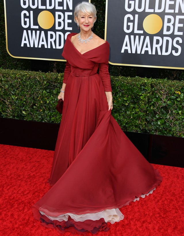 Helen Mirren a 2020-as Golden Globe gálán