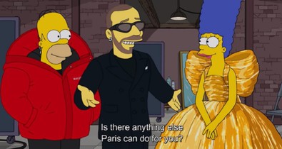Szenzációs: a Balenciaga saját A Simpson család epizóddal jelentkezett a párizsi divathétre