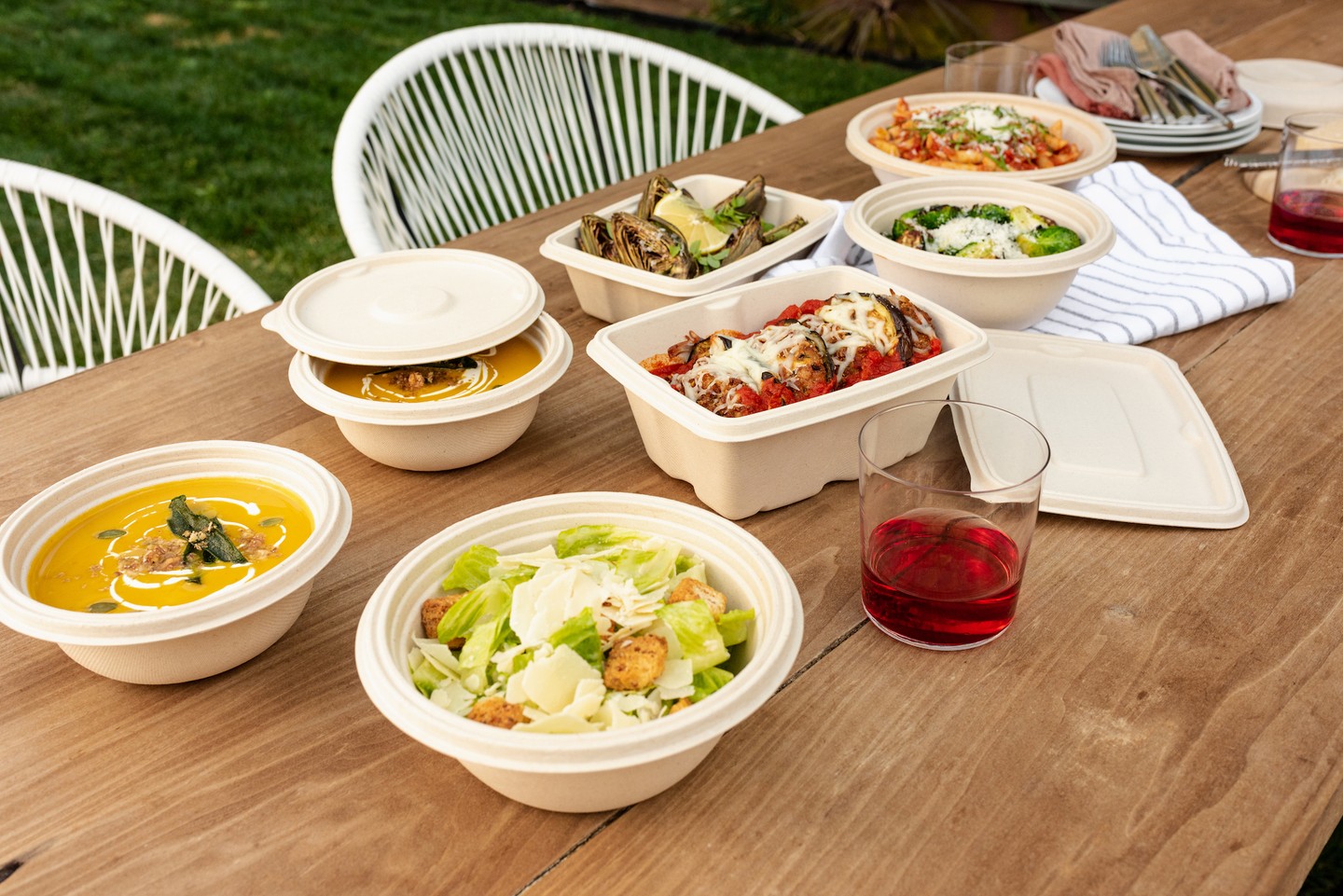 Cukornádból készült dobozok a Greenstic-től