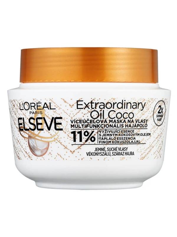 Elseve Extraordinary Oil Coco hajpakolás kókuszolajjal L'ORÉAL PARIS 2299 Ft/300 ml (7,66 Ft/1 ml)