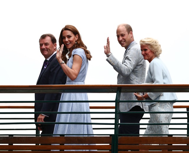 Katalin hercegné a Wimbledon sztárja ebben a kék ruhában