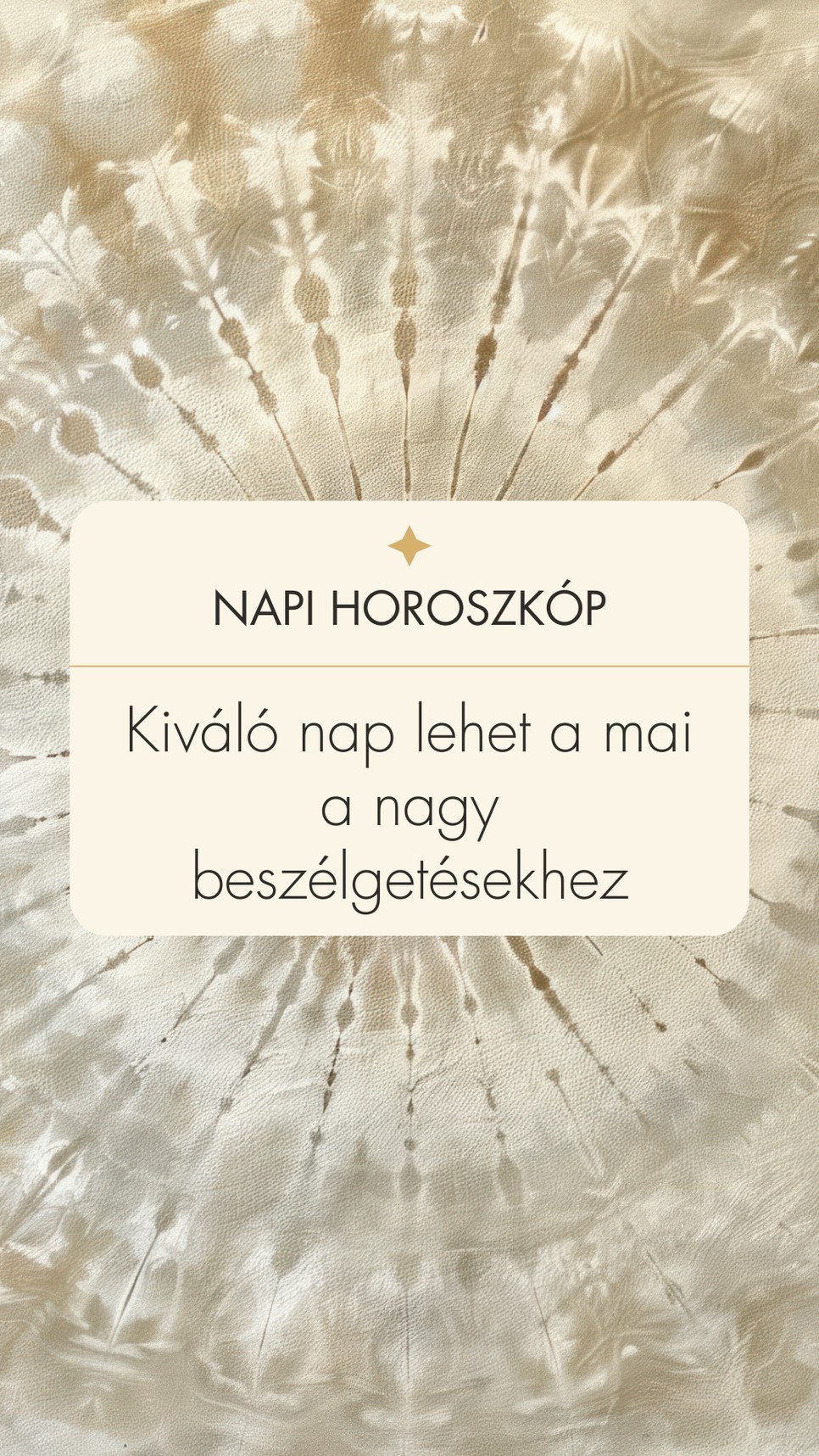 Ezt ígérik mára a csillagok