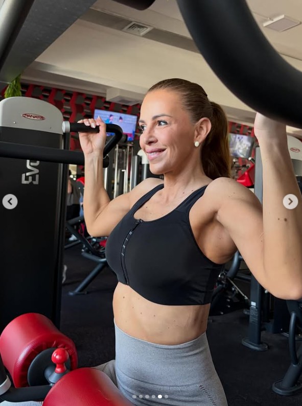 Kiss Kriszta keményen edz fitneszversenyére