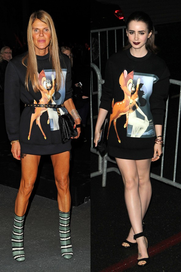 Anna Dello Russo, Lily Collins