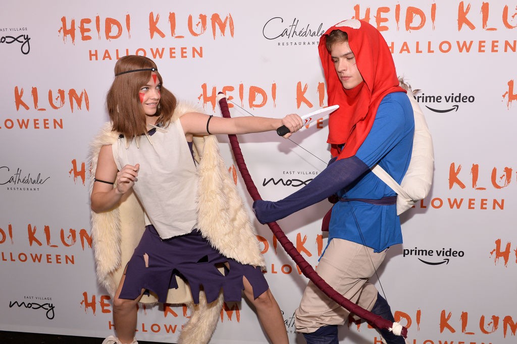 Heidi Klum halloween party-ján pontosan úgy viselkedtek, mintha nem lennének körülöttük kamerák. 