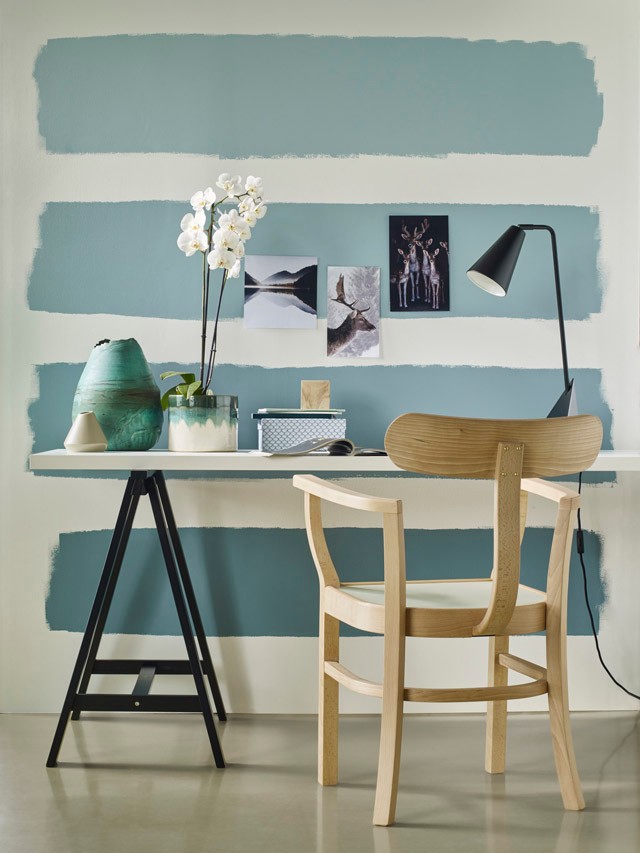 Tipp: a Poli-Farbe Platinum egyrétegű beltéri falfesték borostyán (B 80) árnyalata. 