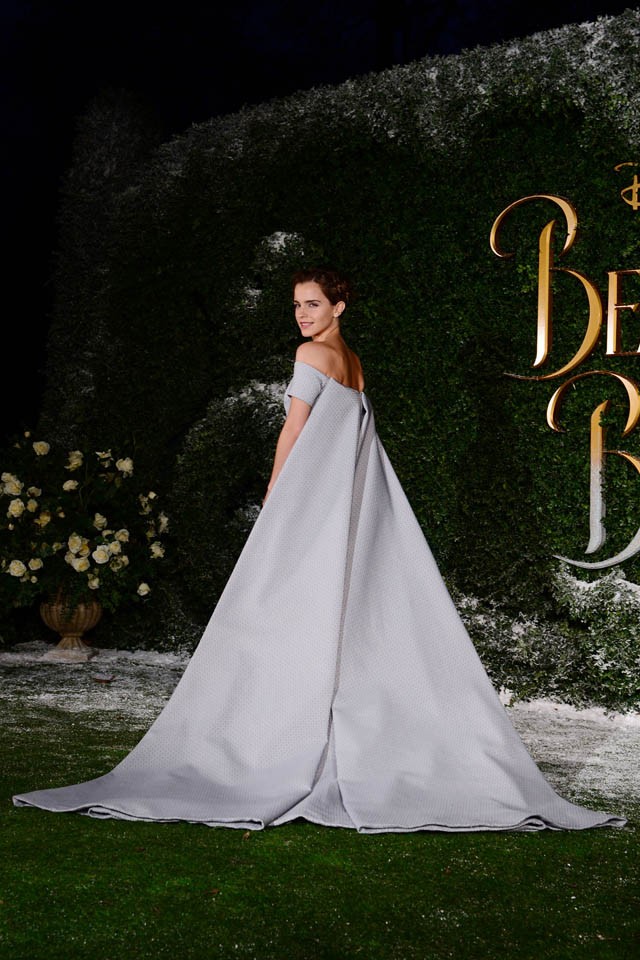 Emma Watson A szépség és a szörnyeteg London Emilia Wickstead