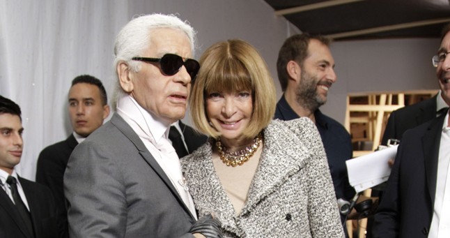 Karl és Anna Wintour