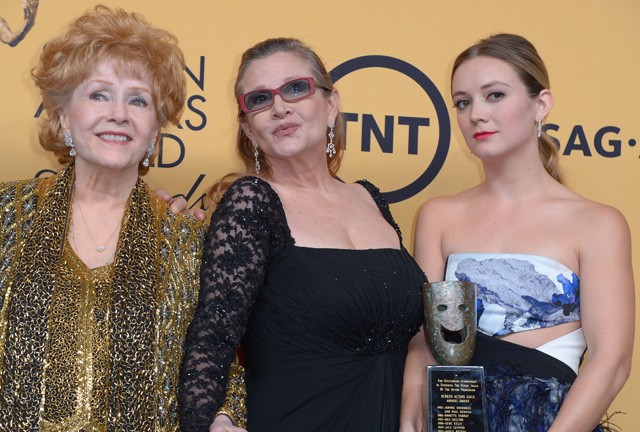 Debbie Reynolds, Carrie Fisher és Billie Lourd