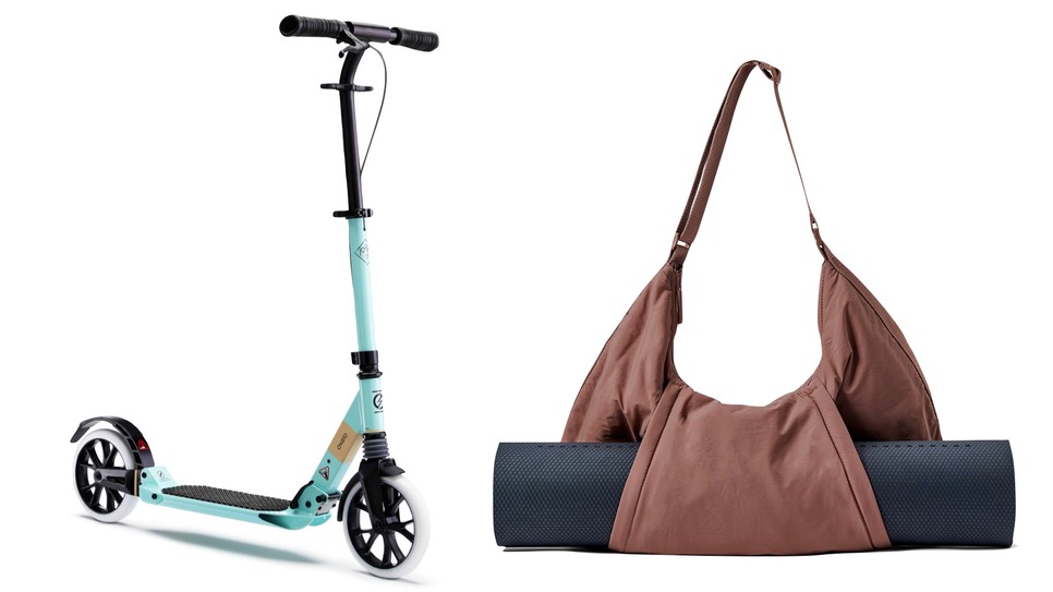 Roller OXELO - Decathlon 44 990 Ft, Jógaszőnyeg és táska OYSHO 12 995 Ft, 12 995 Ft