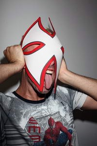 Kolost Vass Tamás fotózta le, ilyen lett volna az egyik sisak eleje.