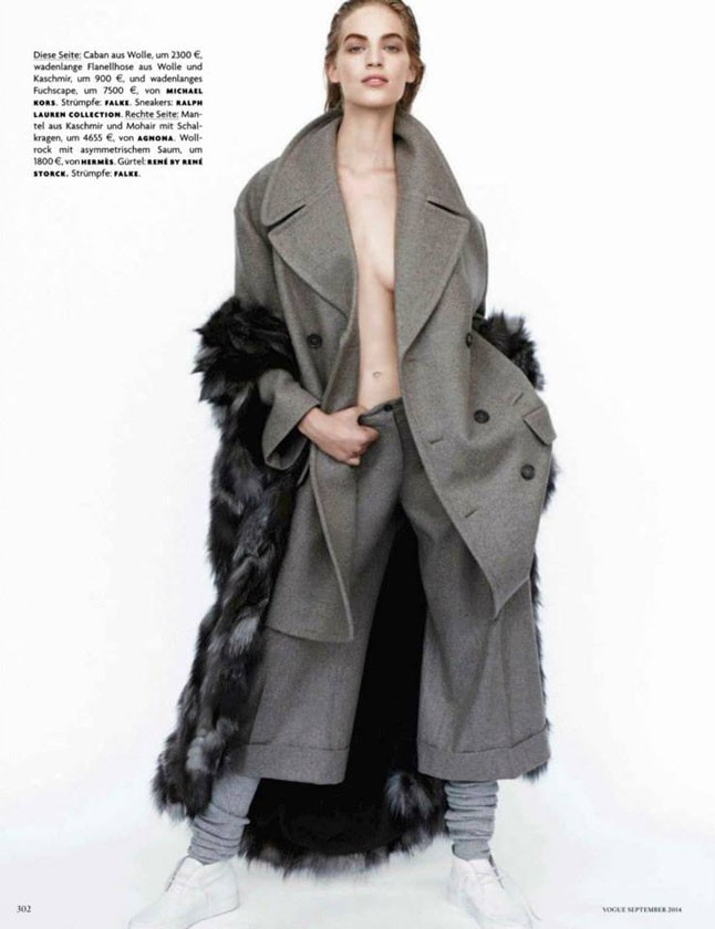 Axente Vanessa ismét a Vogue címlapján!