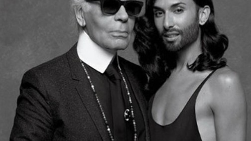 Conchita Wurst legújabb rajongója Karl Lagerfeld