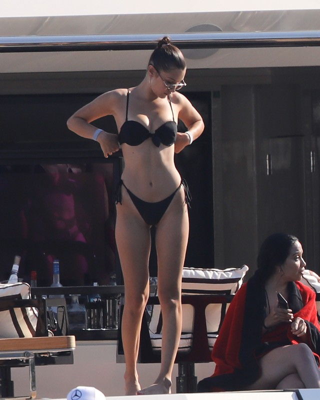 Bella Hadid Lewis Hamilton Monaco