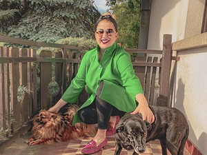 Kozma Rita megmutatja a cuki kutyáit