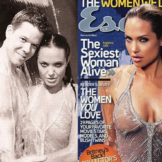 Egyik első, a sminkes számára az áttörést meghozó munkája Angelina Jolie szuperszexi Equire címlapsztorija volt