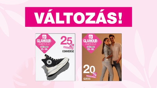 Változás a Converse és Guess kuponoknál!