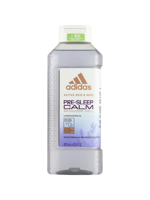 Active Skin&Mind Pre-Sleep Calm unisex tusfürdő ADIDAS 1649 Ft/400 ml (4,12 Ft/1 ml) a Rossmann üzleteiben és online, GLAMOUR-napok Summer Week kuponnal, 35% kedvezménnyel 1071,85 Ft