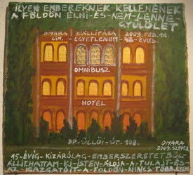 Munkái látszólag a saját bőrén tapasztalt élethelyzeteket jelenítik meg