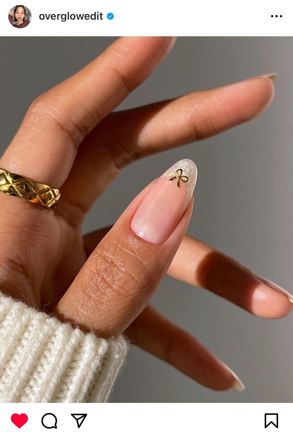 Apró masnik a francia körmökön