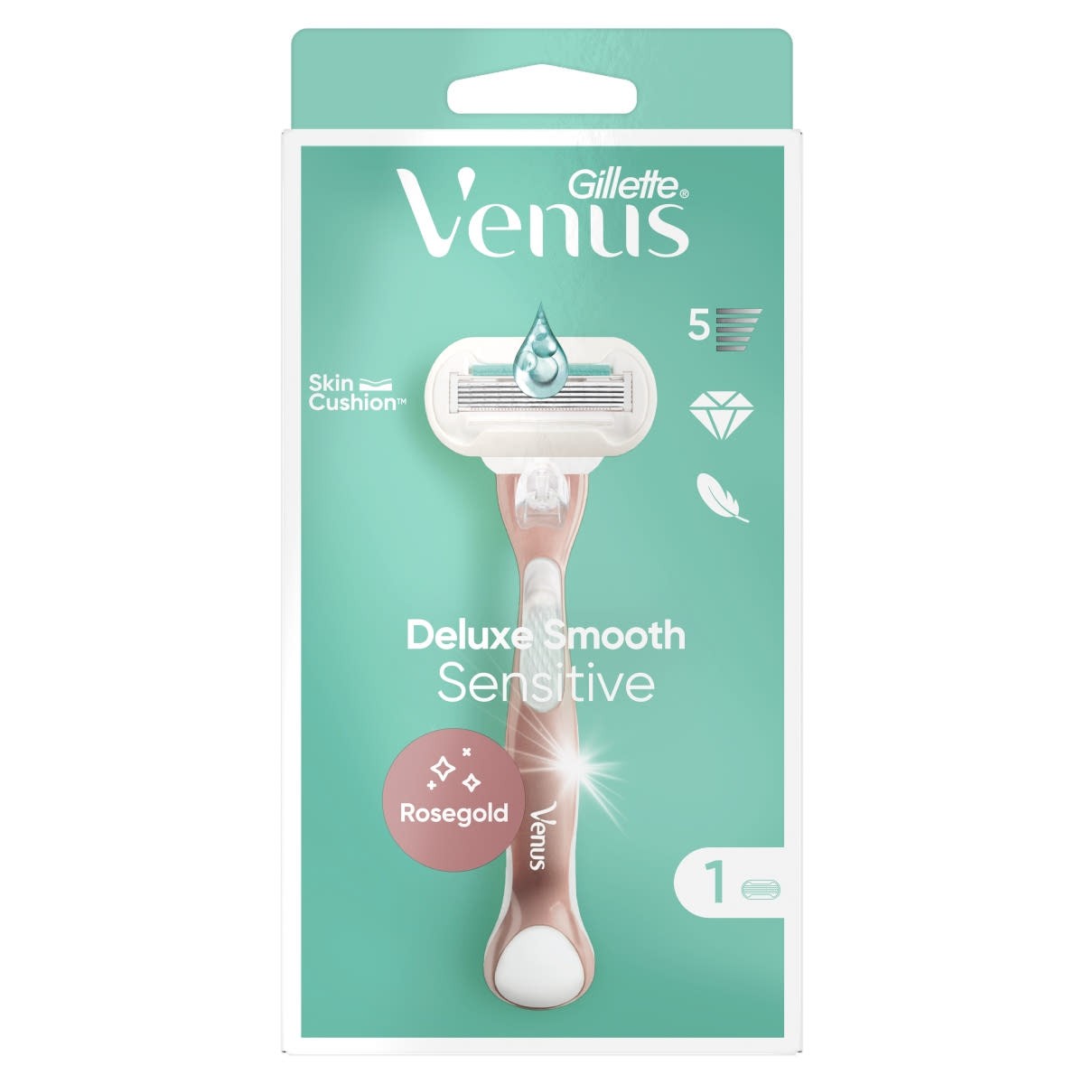Venus Extra Smooth Sensitive RoseGold borotvakészülék 5 pengés + 1 borotvabetét GILETTE 5999 Ft/1 db GLAMOUR-kuponnal, 20% kedvezménnyel 4799 Ft. A kupon érvényes az ország összes ROSSMANN üzletében, Online Drogériájában és mobilapplikáción keresztül a készlet erejéig, 2025.február 10-16 között.