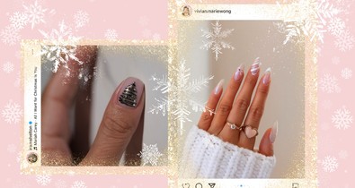 Meseszép karácsonyi körmök, ha imádod a csillogást