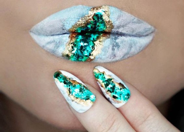 Ásványmintás lakkozás