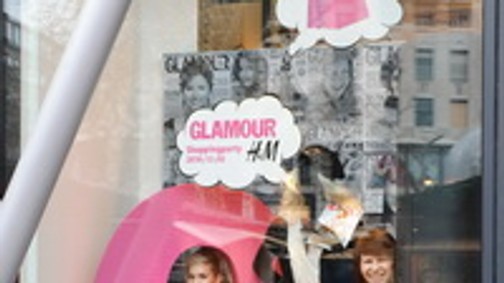 Tervezz kirakatot a GLAMOUR - H&M shoppingpartira