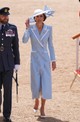 2026 - Az idei Trooping the Colour ünnepségen egy  Catherine Walker által tervezett, babakék, fehér szegéllyel díszített kabátruhát viselt, amit egy babakék Philip Treacy kalappal egészített ki. 
