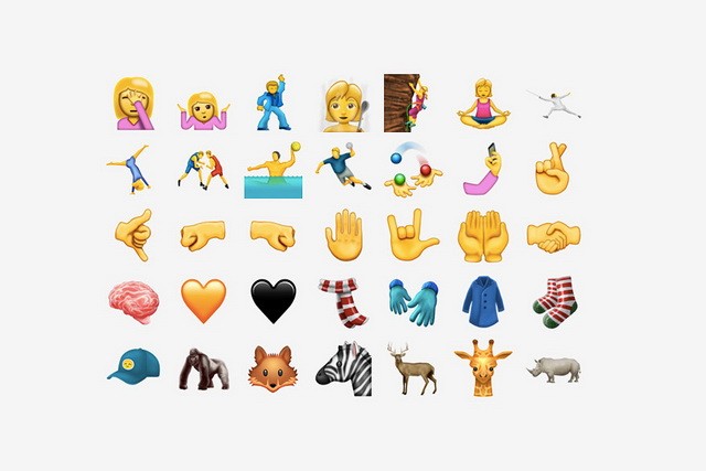 Szoptató anya, hányós fej és facepalm emoji is lesz