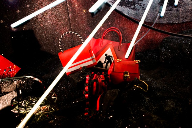 Kirakatban a karácsony