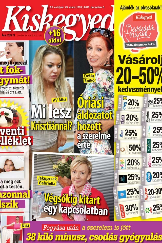 Készülj a Karácsonyra, a Kiskegyed Bevásárló-napokkal!