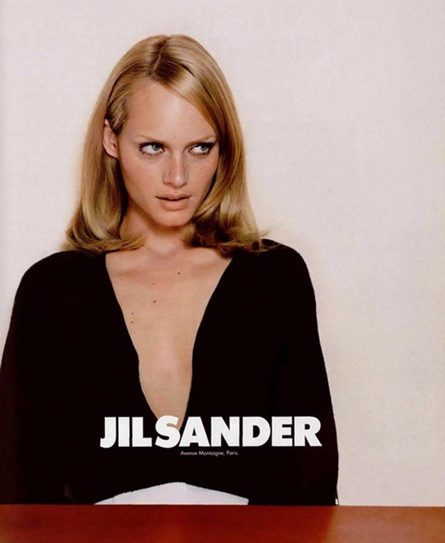 Amber Valletta egy Jil Sander kampányban