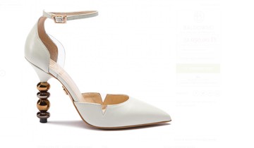 Plasztik részletekkel kombinált fém sarkú szandál BALDOWSKI-ecipo.hu 51050 Ft