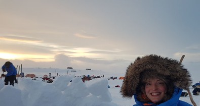 Kutyaszánon szelte át a sarkvidéket ez a magyar lány