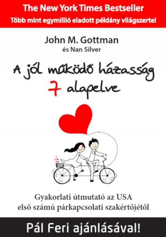 John M. Gottman és Nan Silver: A jól működő házasság 7 alapelve - Gyakorlati útmutató az USA első számú párkapcsolati szakértőjétől - Online ár 3790 Ft