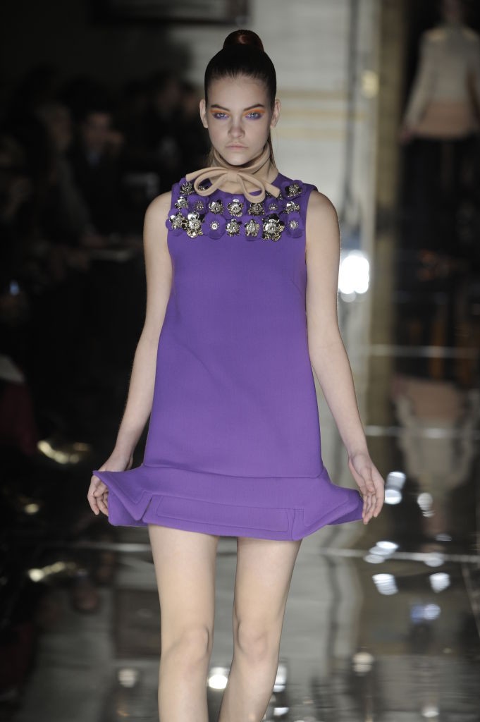 Palvin Barbara 2010-ben, a Miu Miu kifutóján