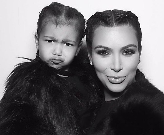 Kim Kardashian és North West